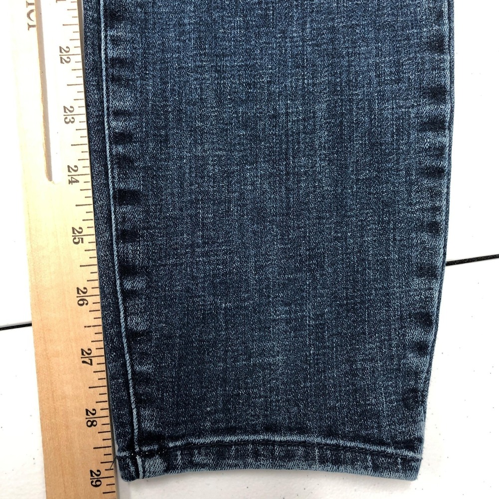 NYDJ Ami Skinny Jeans Womens 8 Blue Medium Wash Mid Rise Stretch Denim Pants Day - Picture 11 of 14